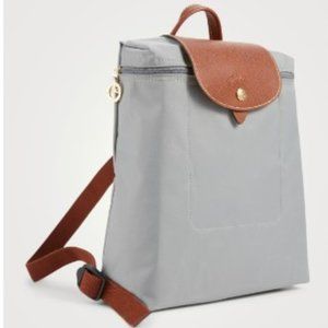 Longchamp Classic Grey backpack NWT